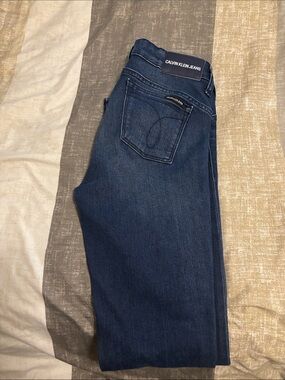 Calvin Klein Men's Navy Skinny Jeans